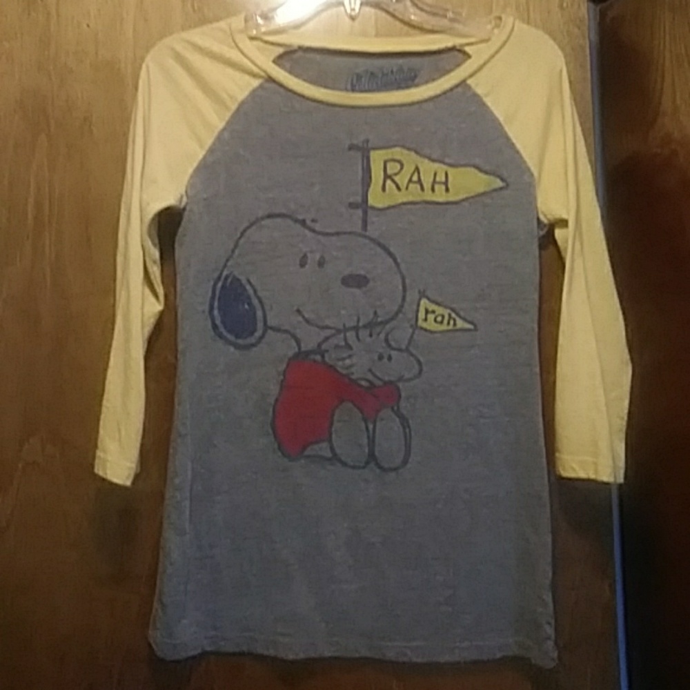 Snoopy 3/4 length T shirt